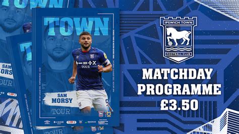 Ipswich Town Fc Matchday Programme Vs Mk Dons