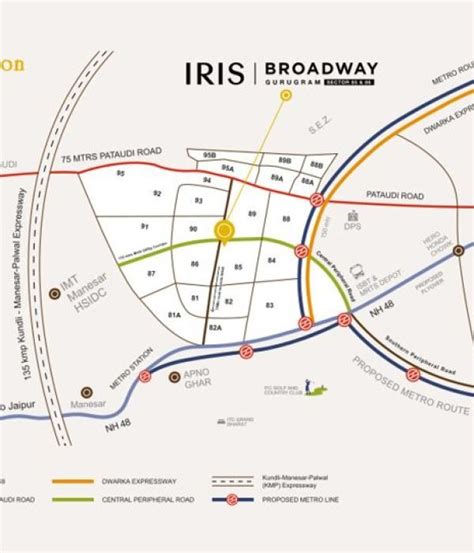 Iris Broadway In Sector 85 86 Gurugram