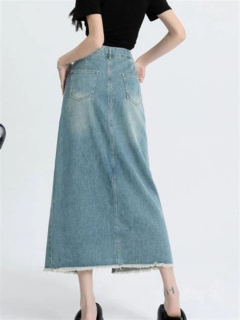 Pin De Rebekah Langosh Em Denim Skirt Outfits Em 2024