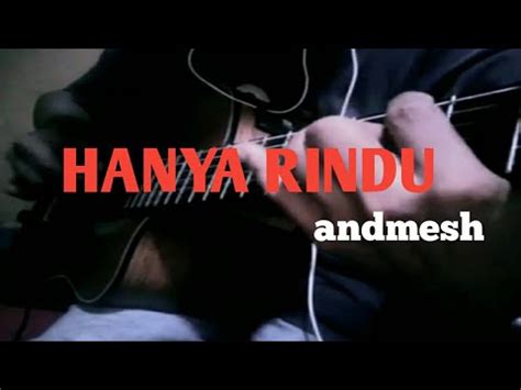 Hanya Rindu Andmesh Kamaleng Cover Fingetstyle Guitar Youtube