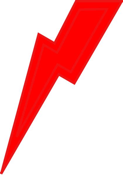 Red Lightning Bolt Clip Art At Vector Clip Art Online