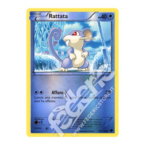 087 116 Rattata Comune Reverse IT MINT Federicstore