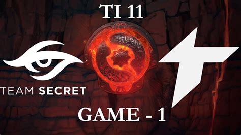 Team Secret Vs Thunder Awaken Game 1 TI 11 MAIN EVENT Day 3