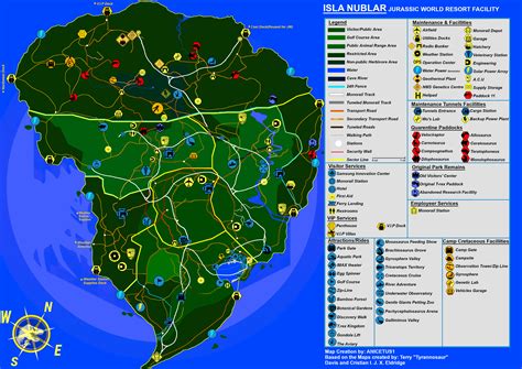 Isla Nublar Map But Its The Fallen Kingdom Nublar Fandom