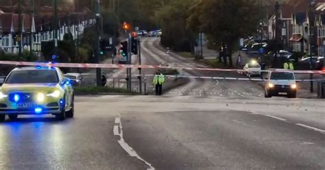 Five cars damaged after major police incident at Nottingham roundabout ...