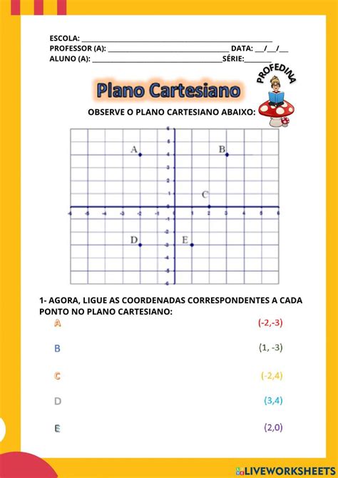 Exercicios Sobre Plano Cartesiano - 8