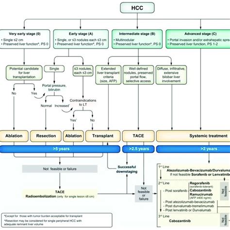 The Barcelona Clinic Liver Cancer Bclc System With First Line Download Scientific Diagram