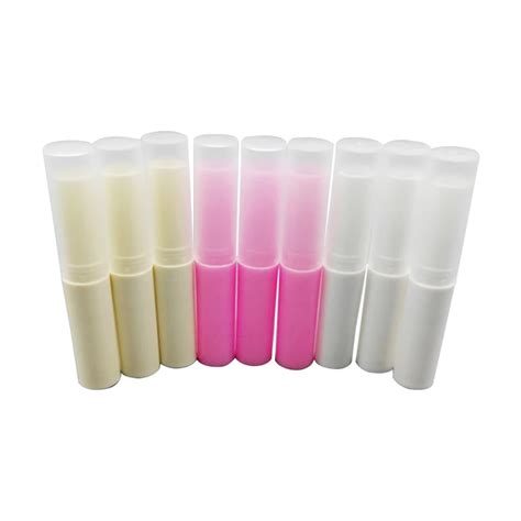 102pieces Lot Empty Mini Lipstick Tubes Plastic Round Colorful Lip Balm