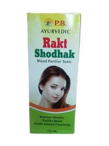 Syrup Ayurvedic Rakt Shodhak Blood Purifier Packaging Type Bottle