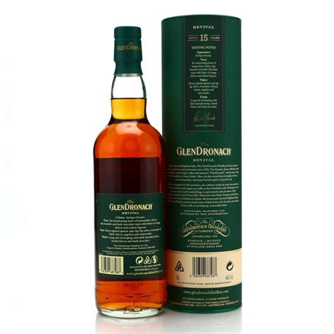 Glendronach 15 Year Old Revival Whisky Auctioneer