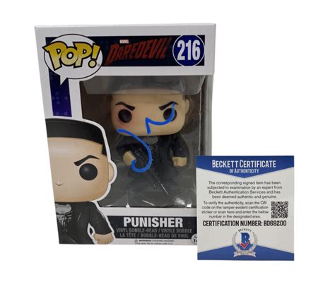 Jon Bernthal Signed Autographed Punisher Funko Pop Figure Daredevil