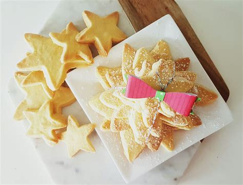 Recipe Shortbread Christmas Tree Stacks