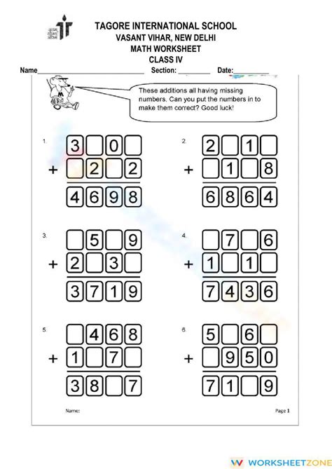 Addition Pyramid Worksheet