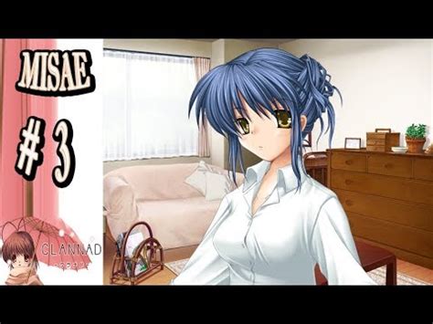 CLANNAD en Español Ruta de MISAE SAGARA Lets Play 3 YouTube