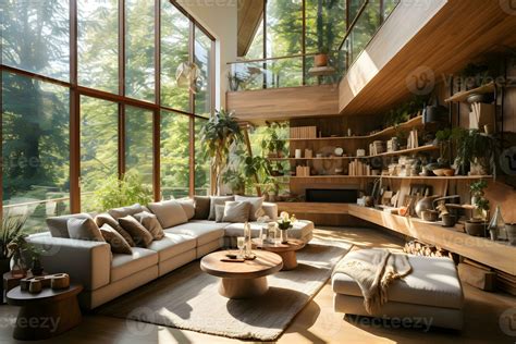 Modern living room interior in luxury home decor. Cozy home, interior ...