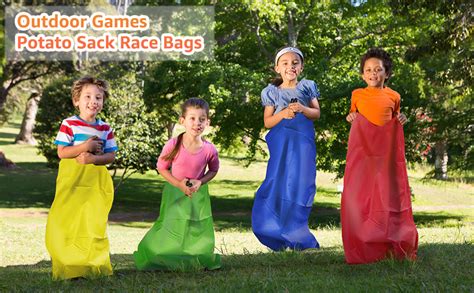 Beauenty 22 Pcs Outdoor Games For Kids Potato Sack Race Bags For Kids