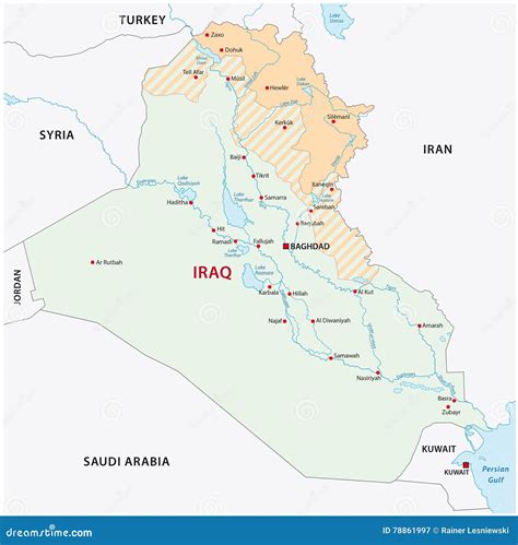 map of kurdistan northern iraq 7