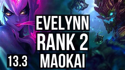 Evelynn Vs Maokai Jng Rank Rank Eve Dominating Euw