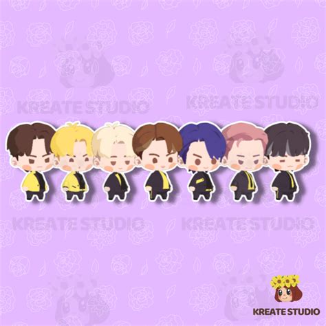 Butter Bts Group In The Seom Waterproof Vinyl Sticker Matte Glossy