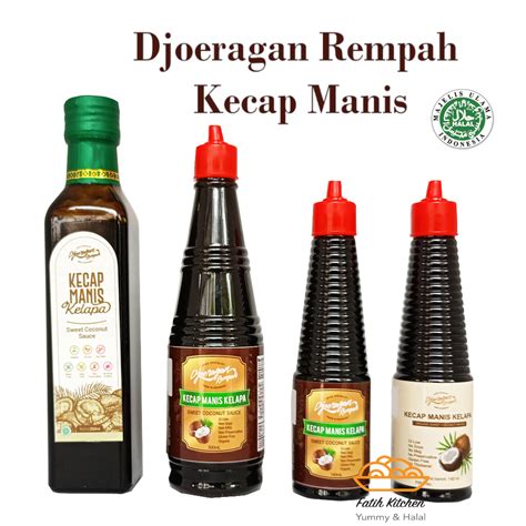 Jual Djoeragan Rempah Kecap Manis Kelapa Organik Non Kedelai Shopee