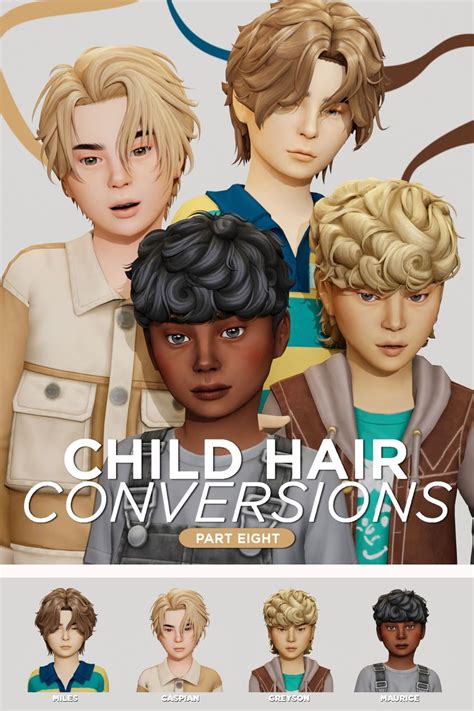 Sims 4 kids hair cc – Artofit