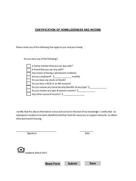 Fillable Online EXHIBIT E HEAP HOMELESS STATUS CERTIFICATION Fax