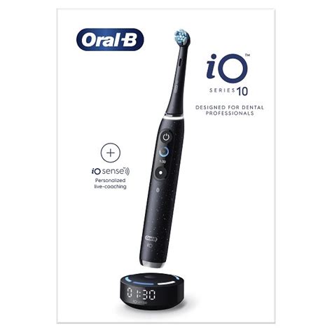 Oral B IO10 Fekete Elektromos Fogkefe White Box Fogorvosi