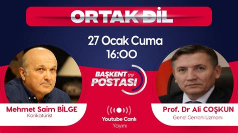 Ortak Dil Genel Cerrahi Uzman Prof Dr Ali O Kun Canli Yayin