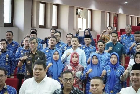 Camat Ujung Tanah Hadiri Penandatanganan Nphd Oleh Pemkot Makassar