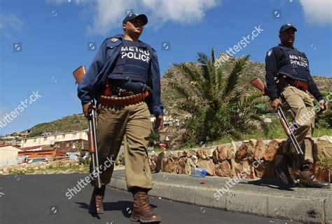 South African Metro Police Patrol Hangberg Editorial Stock Photo