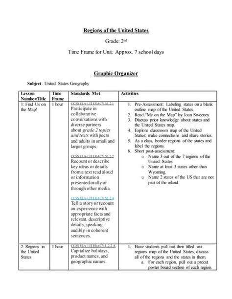 Regions of the United States | DOCX 