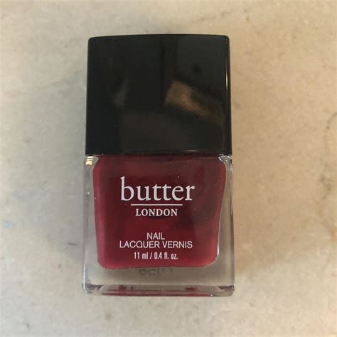 Butter London nail polish in Pillar Box Red. Barely... - Depop