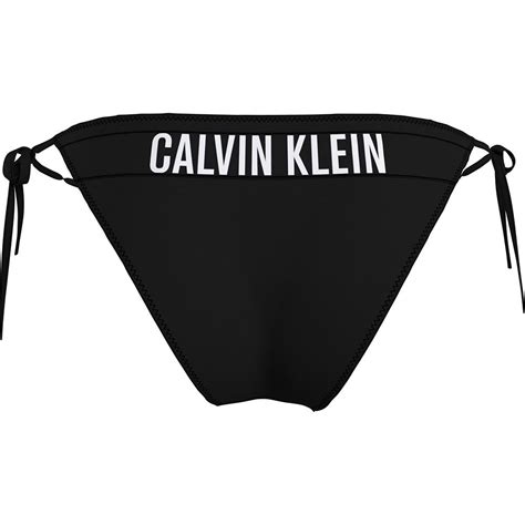 Calvin Klein String Cheeky Intense Power Tie Side Bikini Bottom Black