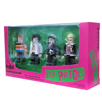 Sex Pistols Collectible Medicom Johnny Rotten Sid Vicious Kubrick