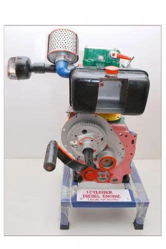 Saini Cut Section Model Of Single Cylinder Four Stroke Diesel Engine At