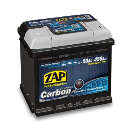 Akumulator ZAP Carbon EFB 12V 50Ah 450A P 55005 Auto Gigant