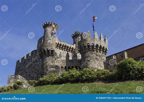 The Castle Of The Templar Knights Of Ponferrada A City Along The