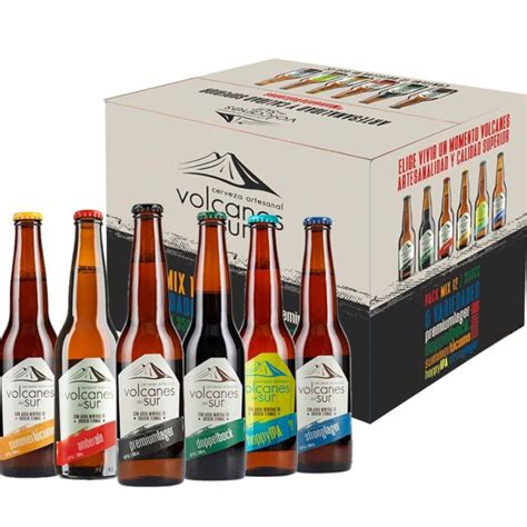 Volcanes Del Sur Cerveza Artesanal Pack Mix X Cuarenta Grados