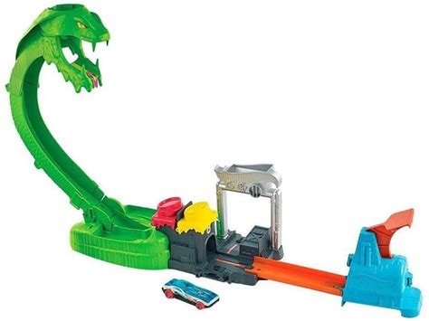 Pista Hot Wheels City Ataque T Xico Da Serpente Mattel Pistas