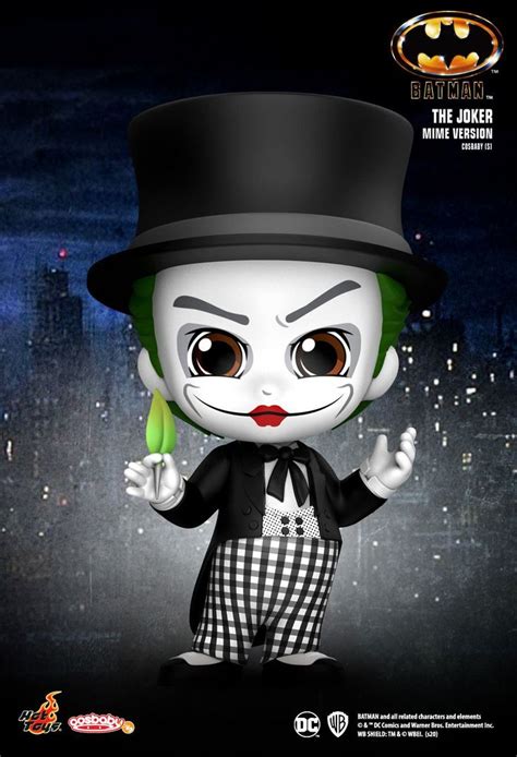 Hot Toys Batman The Joker Mime Version Cosbaby S Bobble Head Hot Toys Joker Batman
