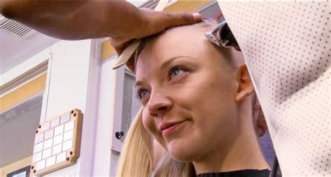 Watch Natalie Dormer S Head Get Shaved For Mockingjay Natalie