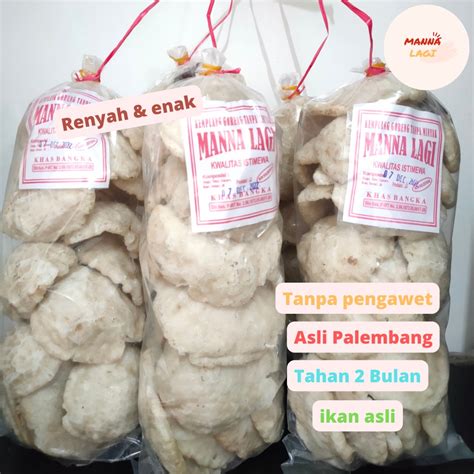 Jual KEMPLANG GRG PASIR MANNA LAGI KERUPUK KHAS PALEMBANG 180 GR