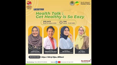 Webinar KLHK Health Talk Get Healthy Is So Eazy YouTube