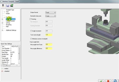 Tfm Mastercam 5axis Swarf Toolpath Multiaxis Machining Youtube