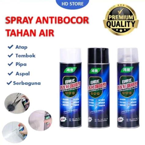 Spray Anti Bocor Waterproof Pelapis Dinding Tembok Atap Plafon Lazada