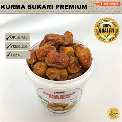 Kurma Ruthob Sukari Ember 850 Gram Kurma Sukkari Premium Kemasan