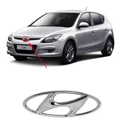 Emblema Cromado Grade Hyundai I30 2009 2010 2011 2012