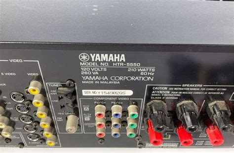 Yamaha Natural Sound Av Receiver Powers On Hash Auctions