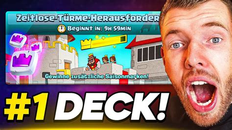 😱🥇das Beste Deck Für Zeitlose TÜrme Einfach And Op Clash Royale Deutsch Youtube