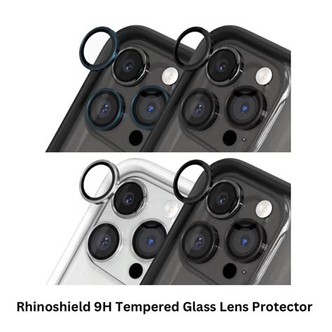 Rhinoshield 9h Tempered Glass Lens Protector Compatible For Iphone 15 Pro 15 Pro Max Shopee